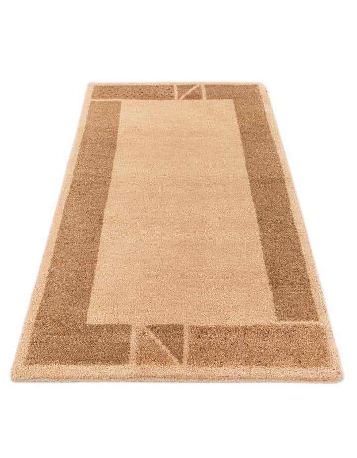 2' 6 x 4' 4 Hand Knotted Gabbeh Wool Rug