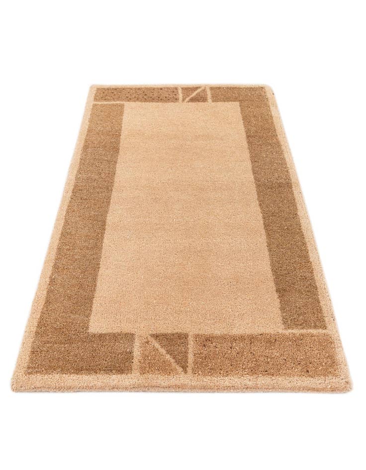 Detail image of 2' 6 x 4' 4 Hand Knotted Gabbeh Wool Rug