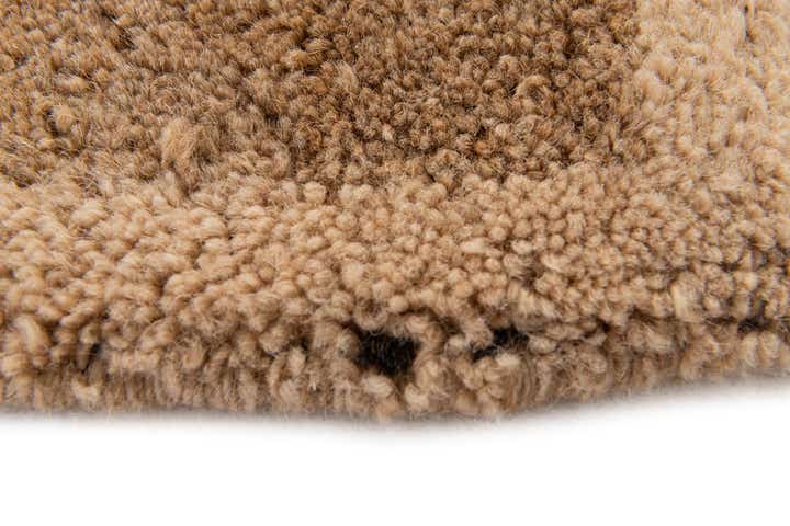 2' 6 x 4' 4 Hand Knotted Gabbeh Wool Rug