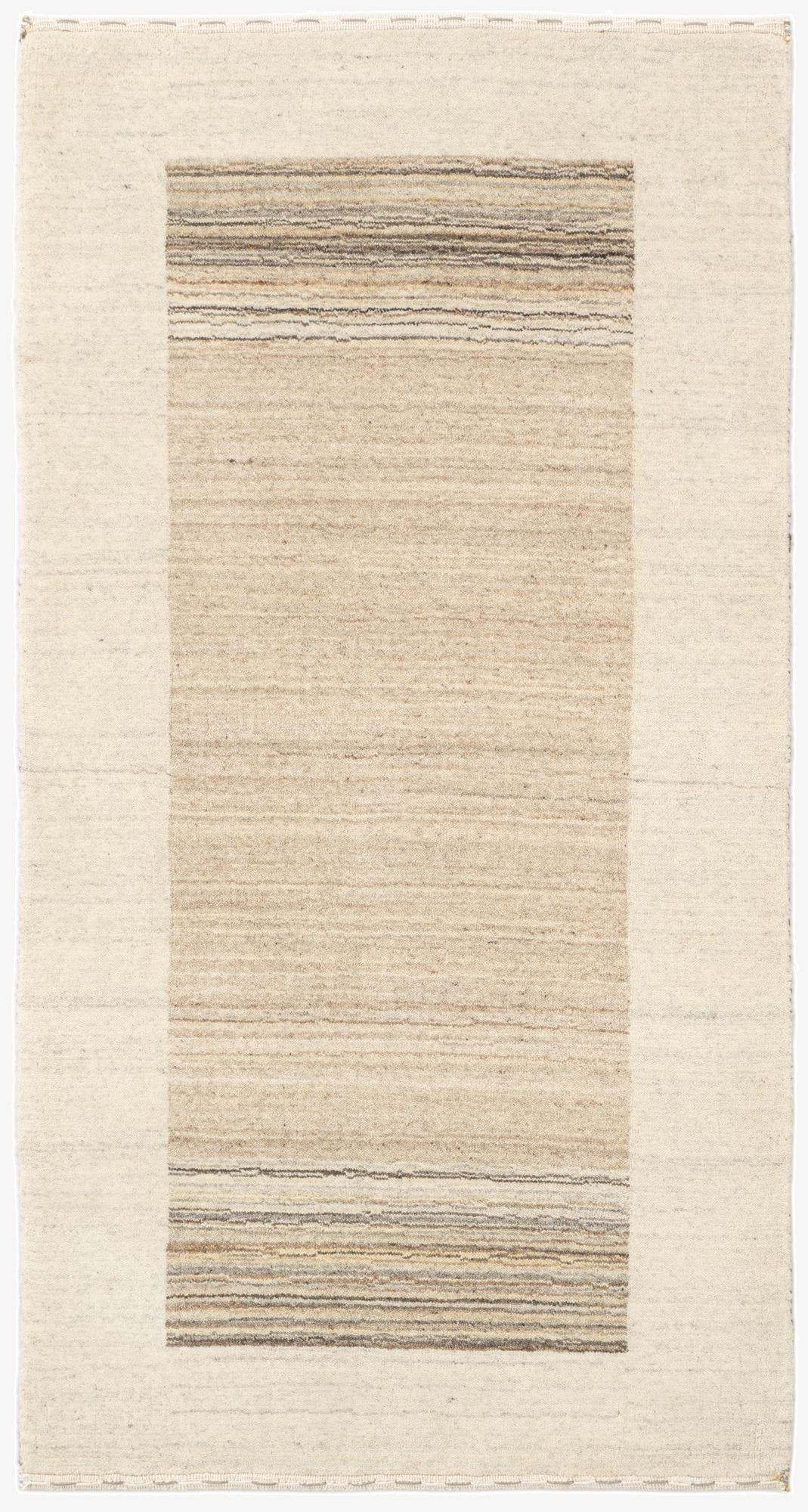 2' 5 x 4' 7  Hand Knotted Gabbeh Wool Rug