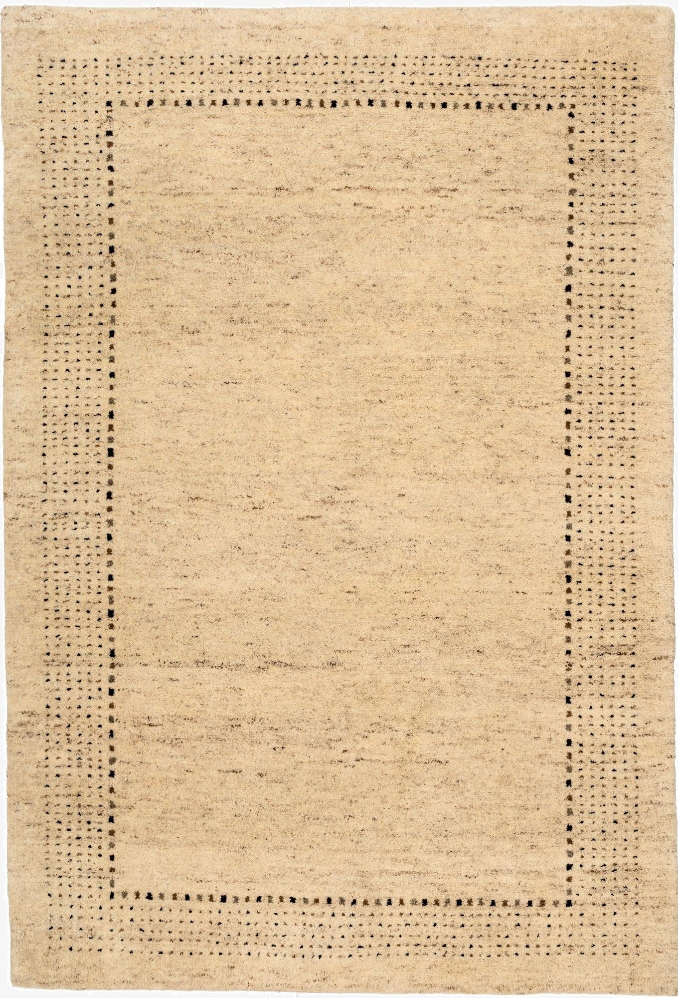 4' x 5' 10  Hand Knotted Gabbeh Wool Rug