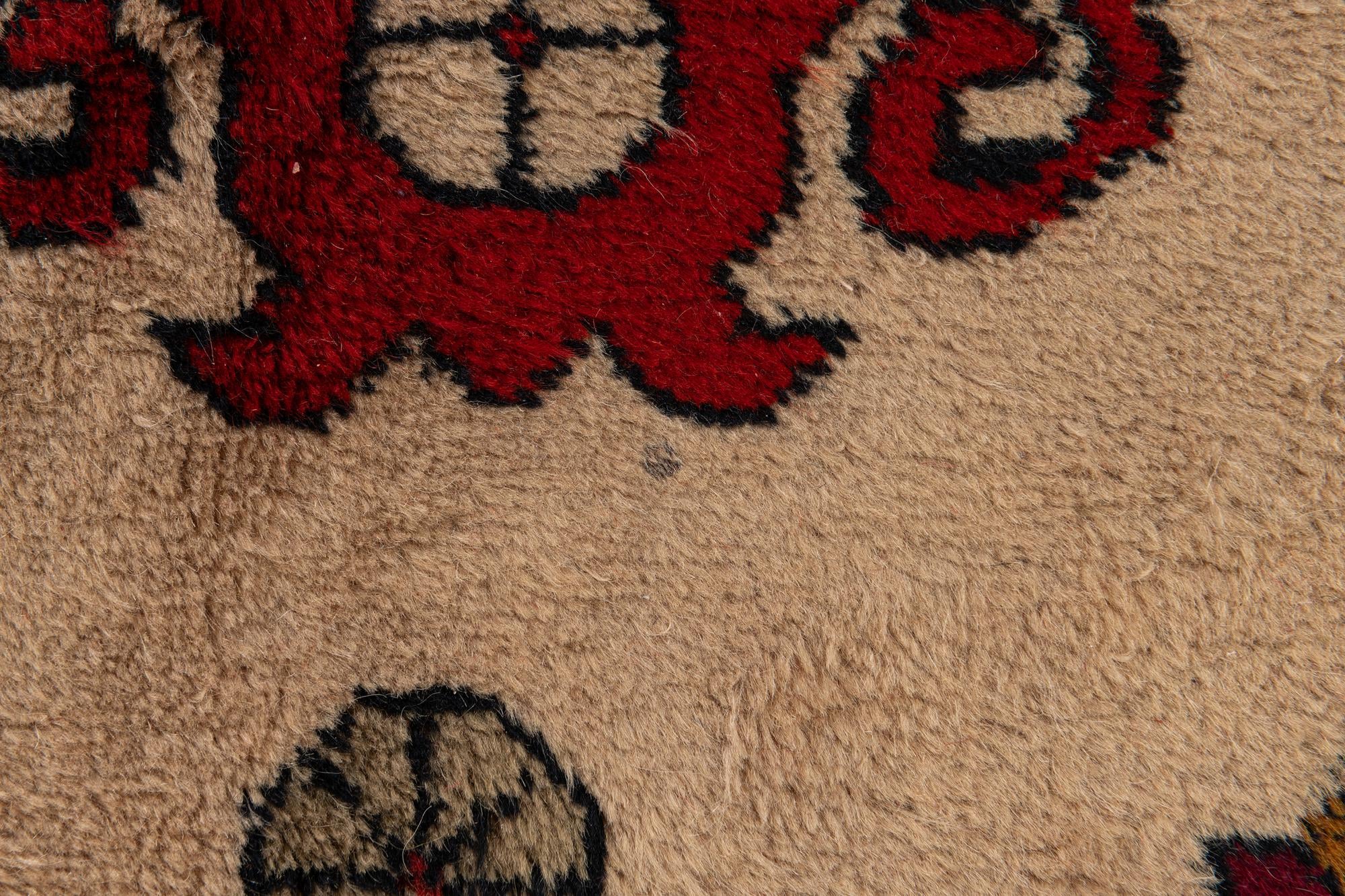 8' 5 x 10' 4 Hand Knotted Heriz Wool Rug