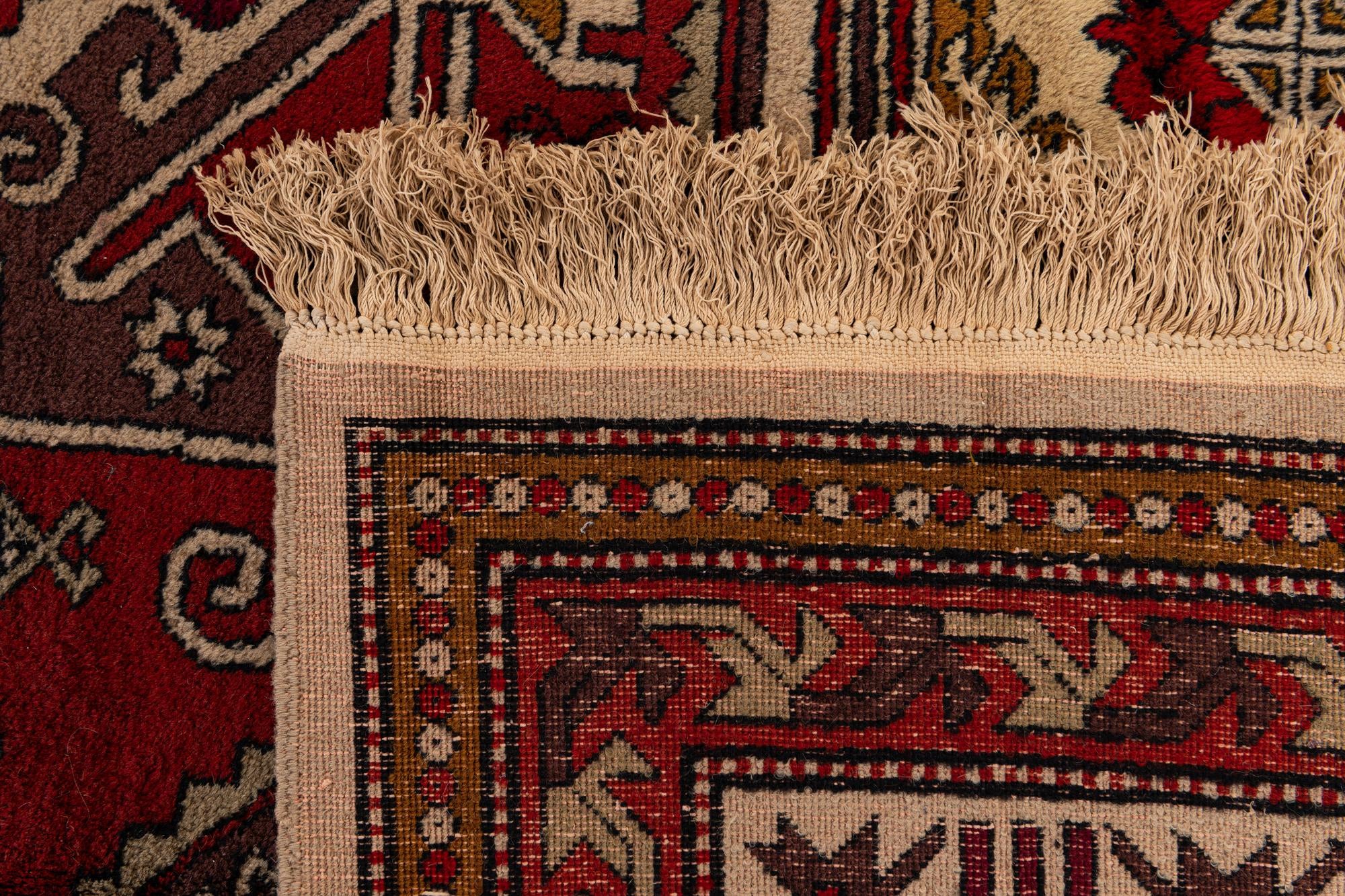 8' 5 x 10' 4 Hand Knotted Heriz Wool Rug