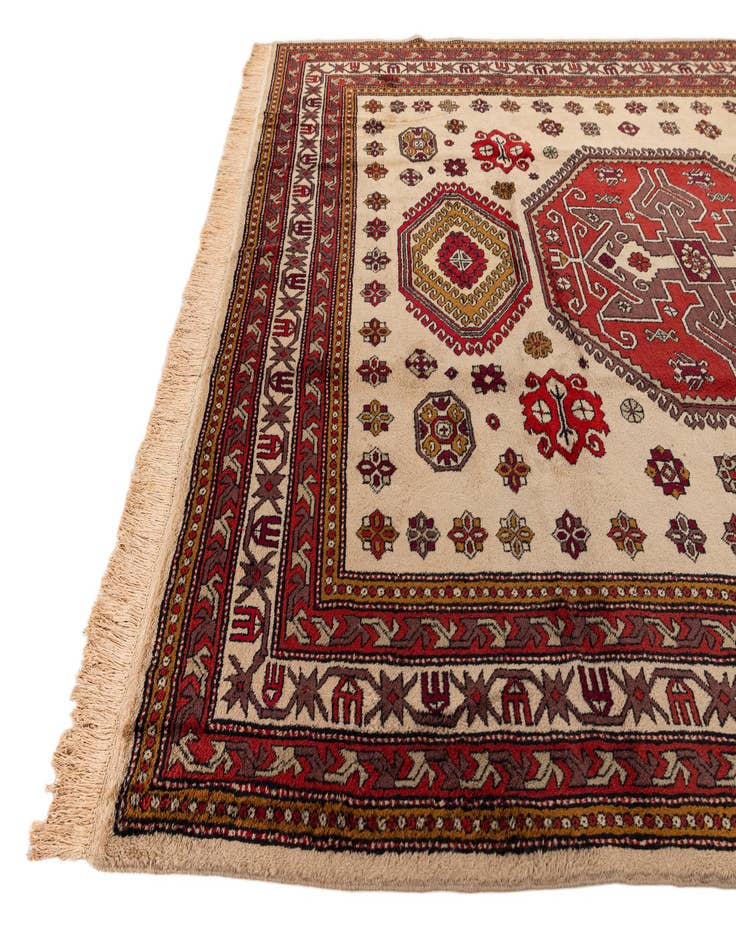 Detail image of 8' 5 x 10' 4 Hand Knotted Heriz Wool Rug