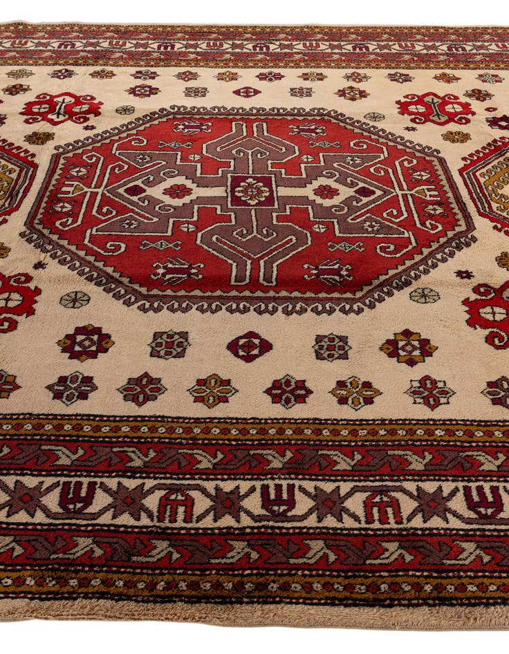 Detail image of 8' 5 x 10' 4 Hand Knotted Heriz Wool Rug