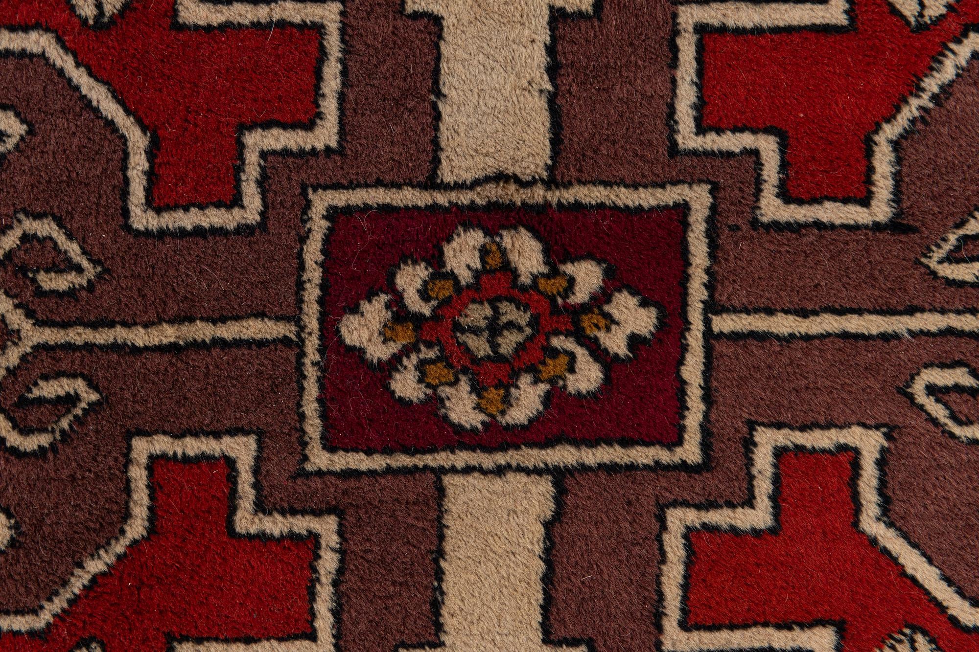 8' 5 x 10' 4 Hand Knotted Heriz Wool Rug