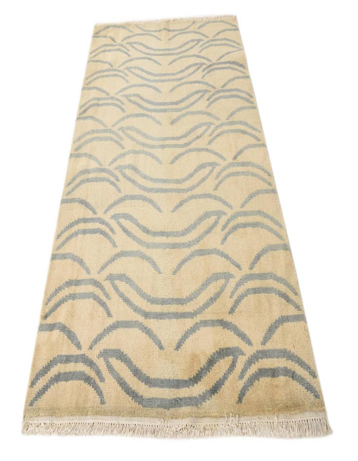 Detail image of 4' 6 x 6' 7  Hand Knotted Kashkuli Gabbeh Wool Rug