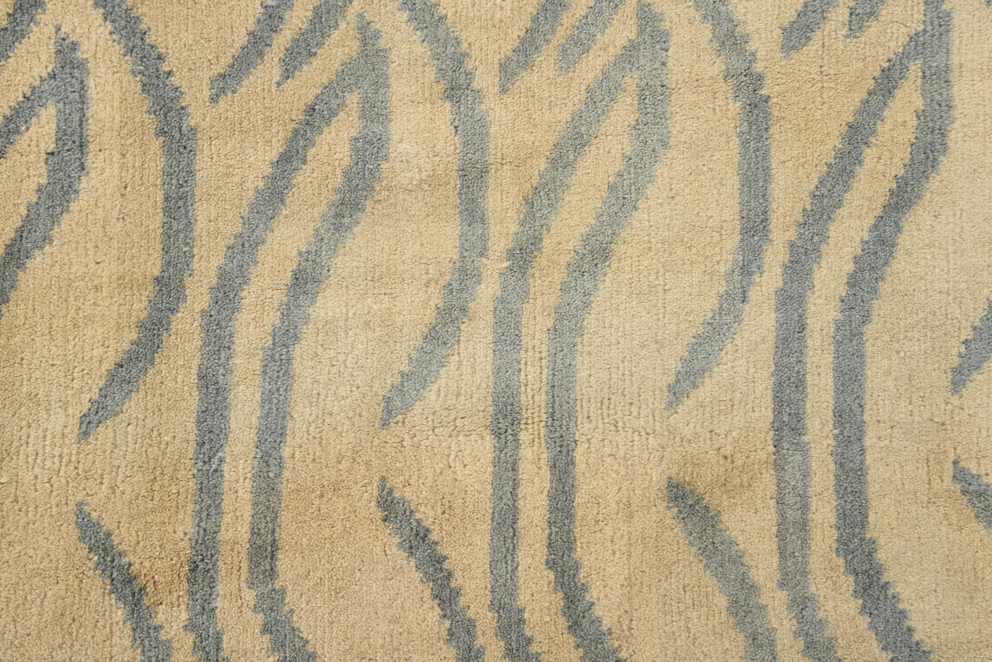 4' 6 x 6' 7 Hand Knotted Kashkuli Gabbeh Wool Rug