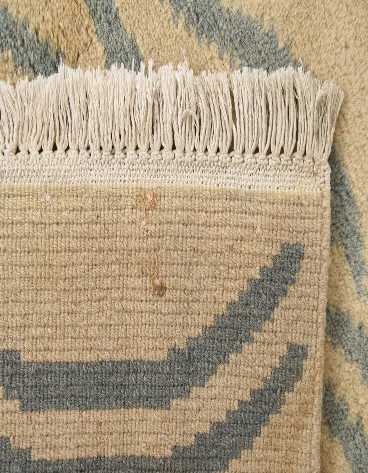 Detail image of 4' 6 x 6' 7  Hand Knotted Kashkuli Gabbeh Wool Rug