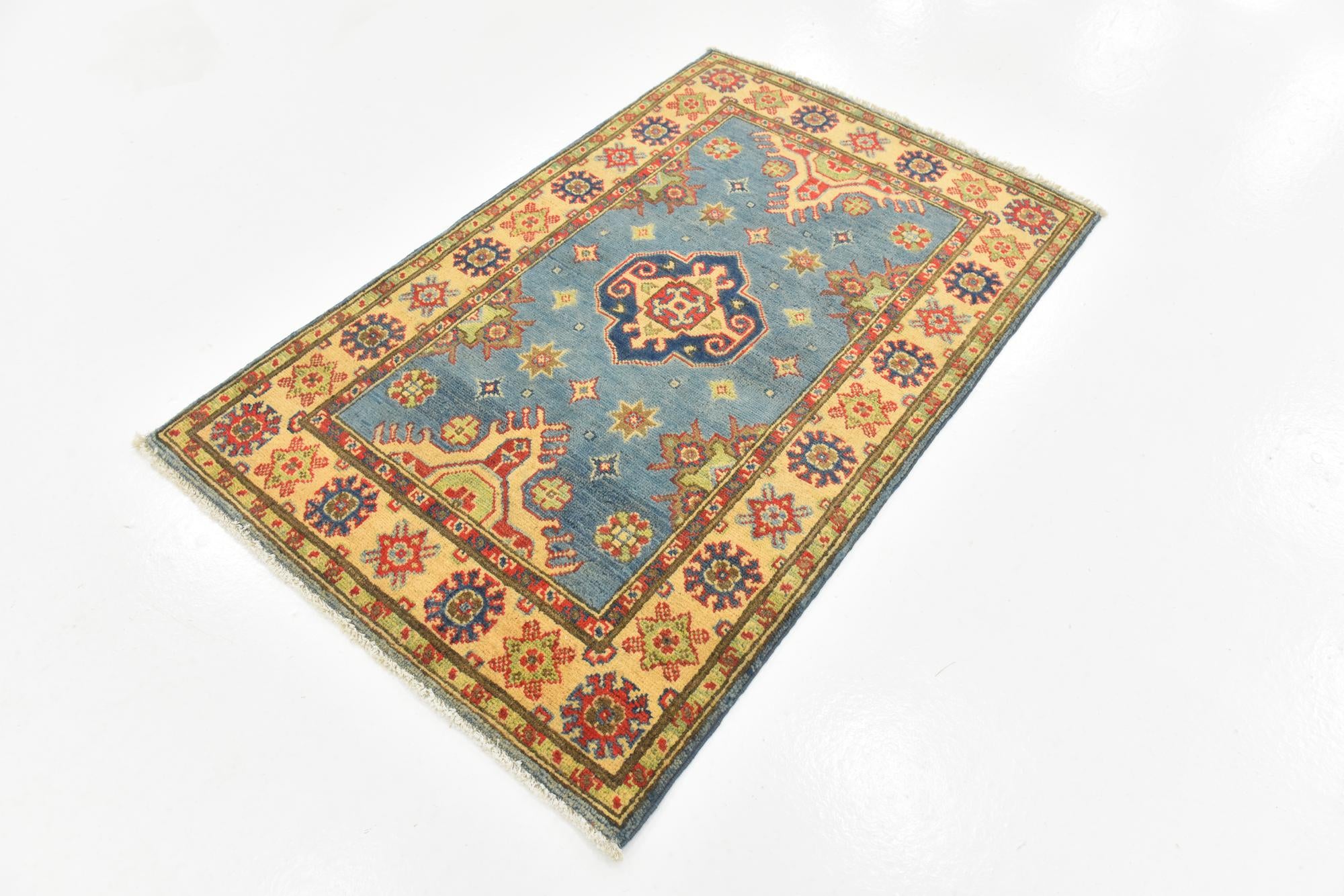 2' 8 x 4' 3 Hand Knotted Kazak Rug