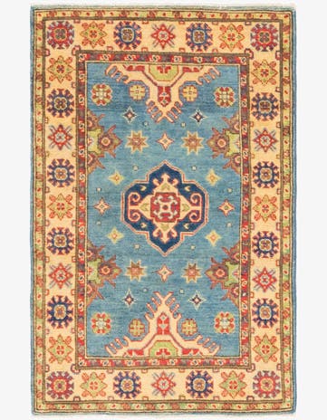 2' 8 x 4' 3 Hand Knotted Kazak Rug