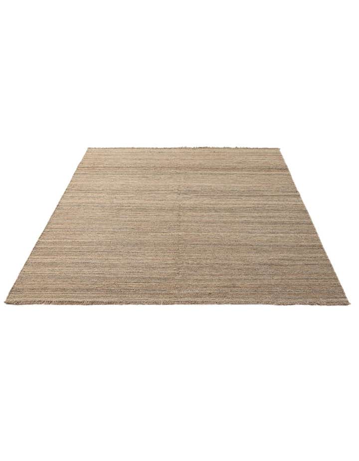 5' 2 x 6' 7 Hand Woven Kilim Modern Wool Rug