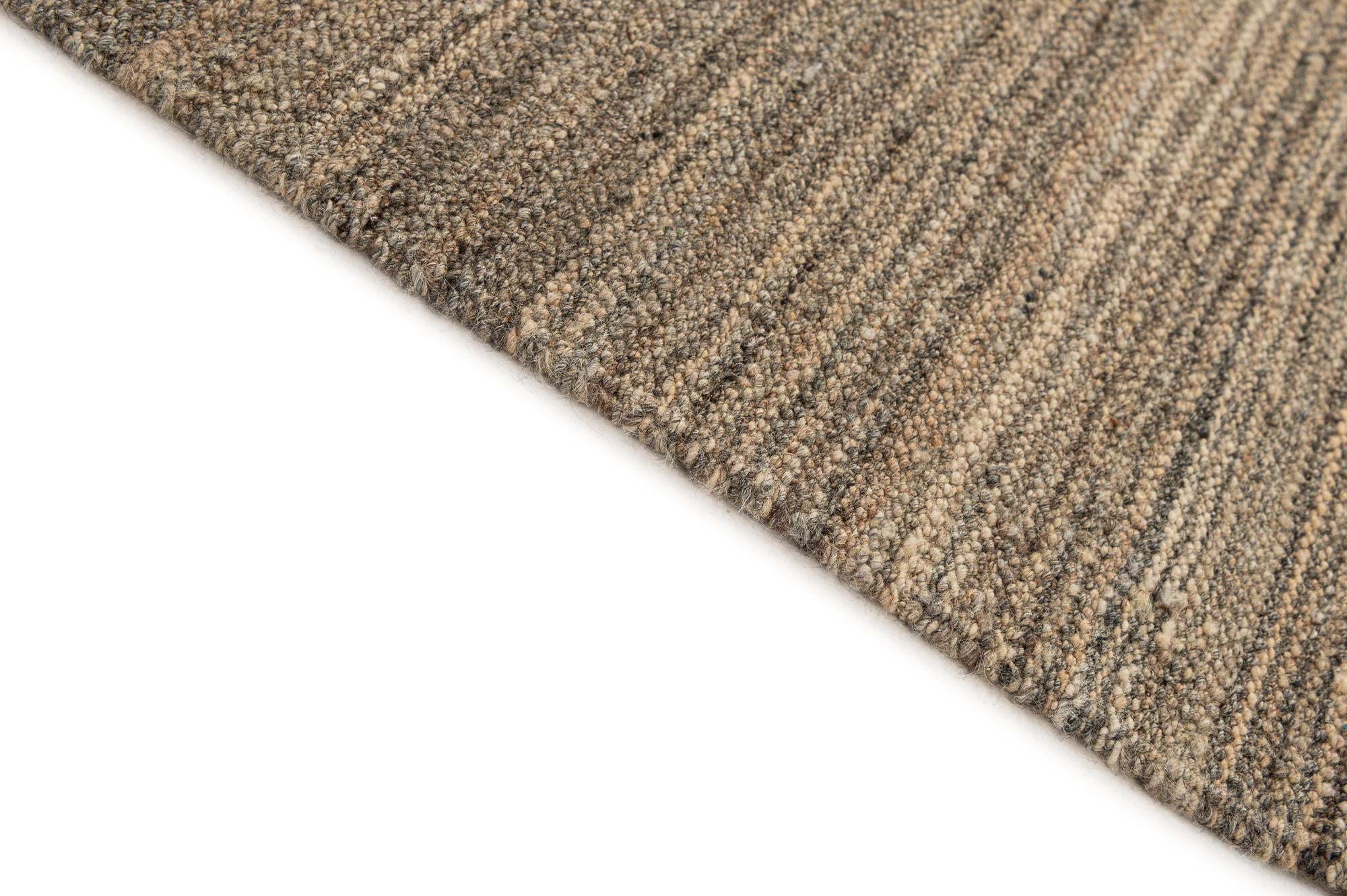 5' 2 x 6' 7 Hand Woven Kilim Modern Wool Rug