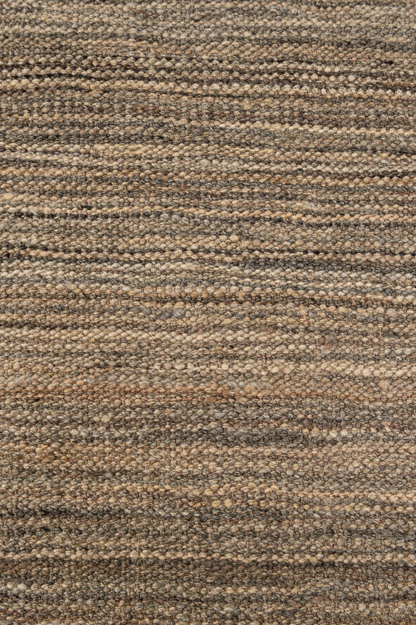 5' 2 x 6' 7 Hand Woven Kilim Modern Wool Rug
