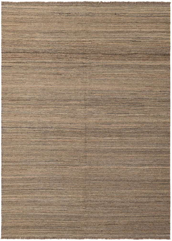 5' 2 x 6' 7 Hand Woven Kilim Modern Wool Rug