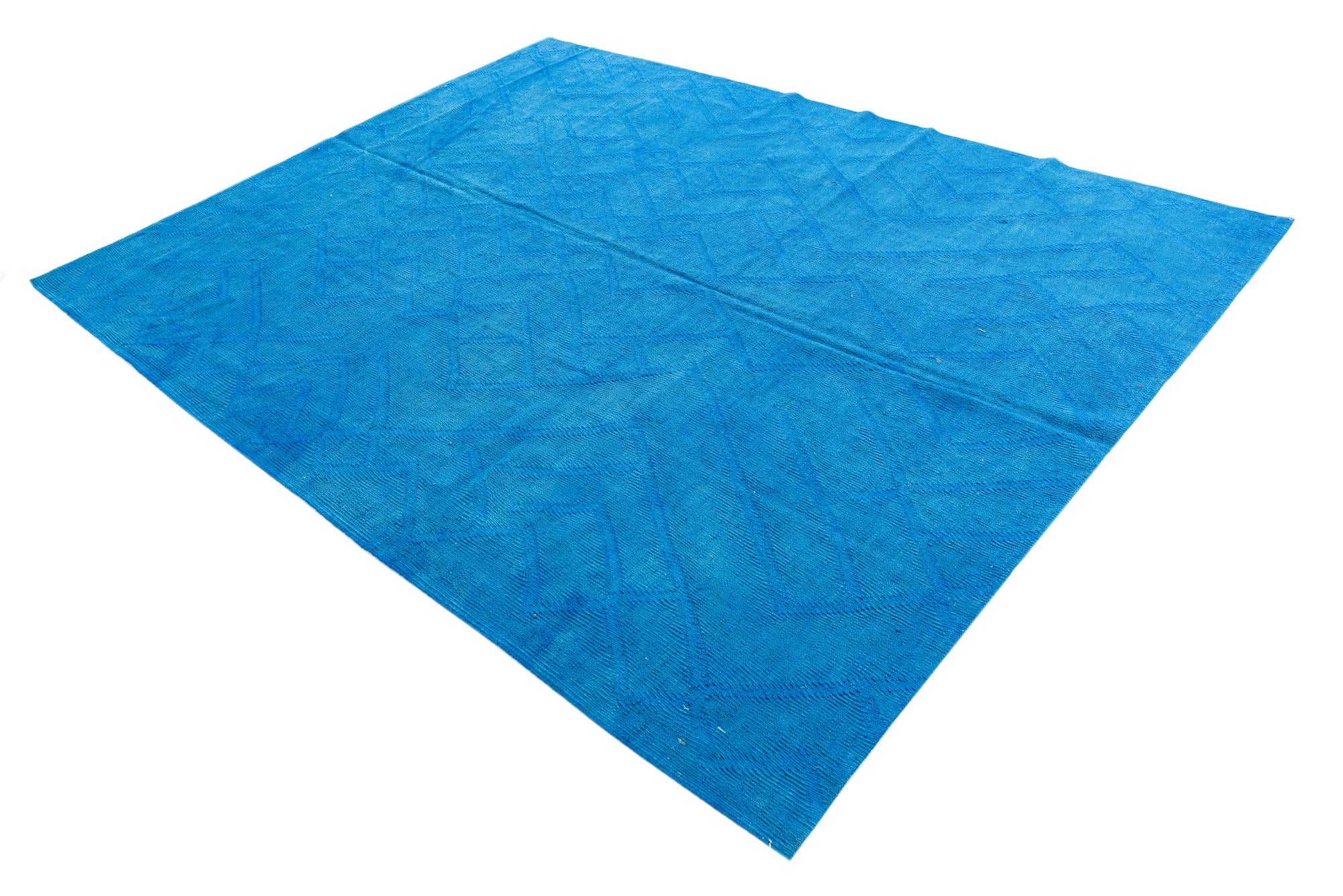 6' 1 x 7' 7 Hand Woven Kilim Modern Wool Rug