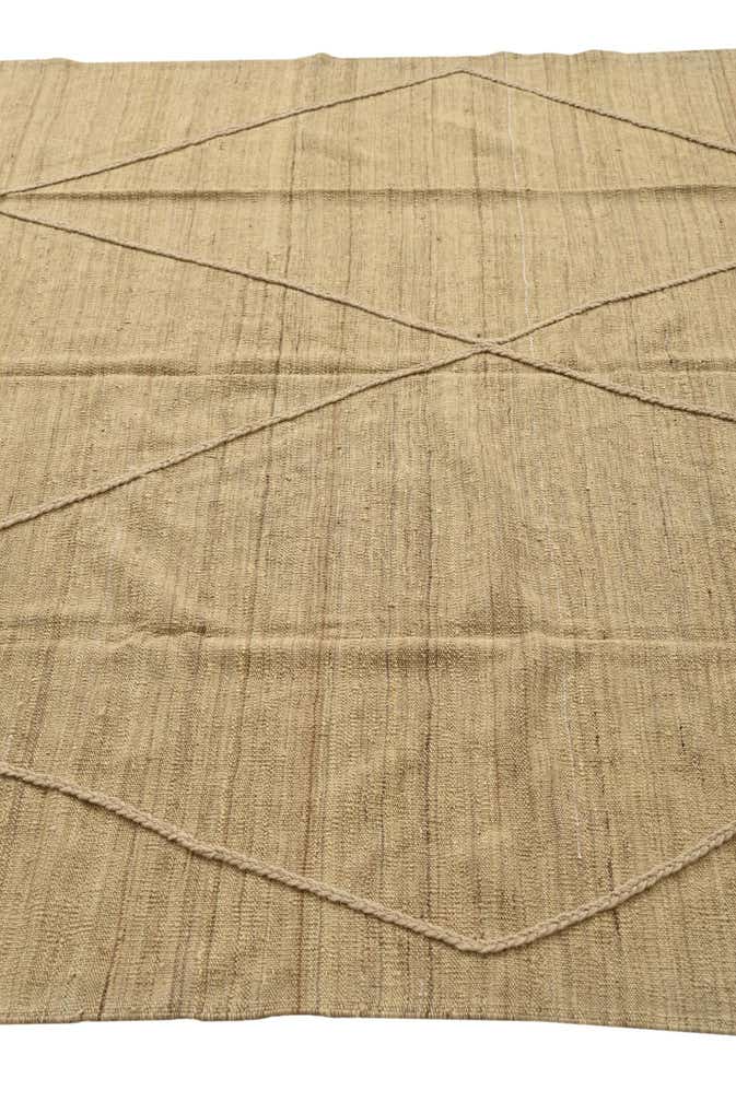 6' 10 x 10' 8 Hand Woven Kilim Modern Wool Rug