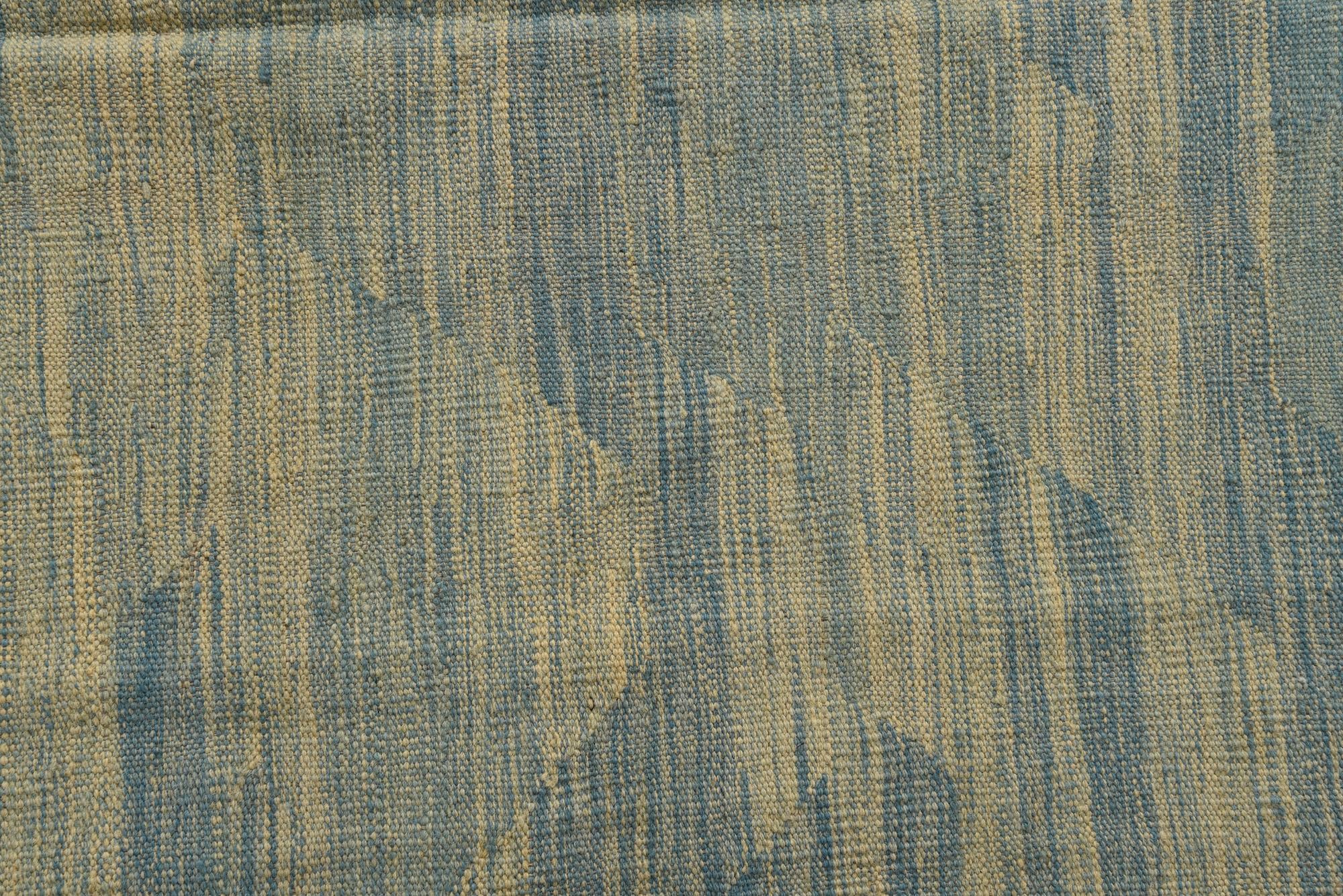 4' 10 x 6' 7 Hand Woven Kilim Modern Wool Rug