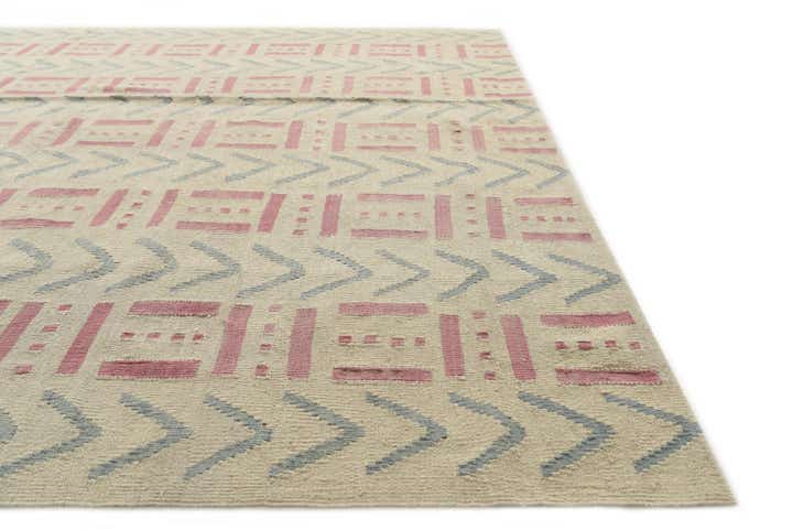 6' 1 x 7' 10 Hand Woven Kilim Modern Wool Rug