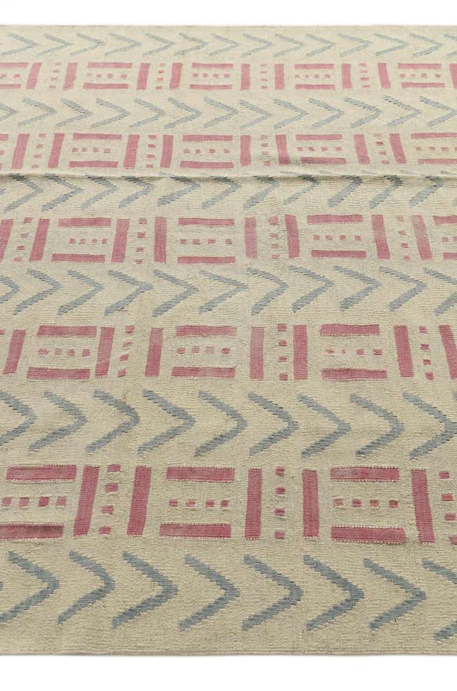 6' 1 x 7' 10 Hand Woven Kilim Modern Wool Rug