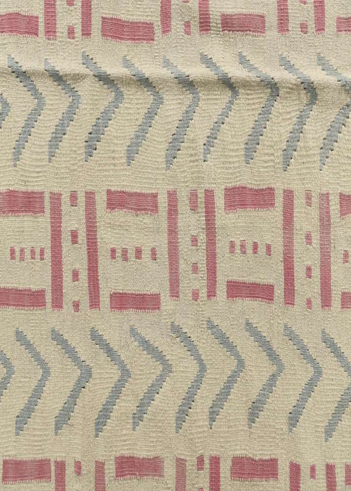 6' 1 x 7' 10 Hand Woven Kilim Modern Wool Rug