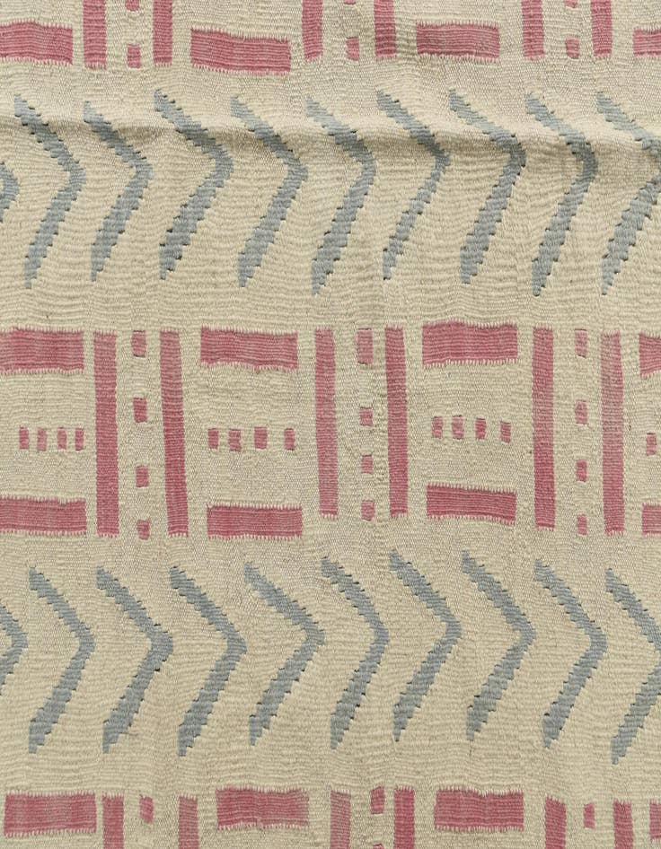 Detail image of 6' 1 x 7' 10  Hand Woven Kilim Modern Wool Rug