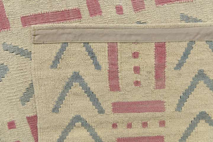 6' 1 x 7' 10 Hand Woven Kilim Modern Wool Rug