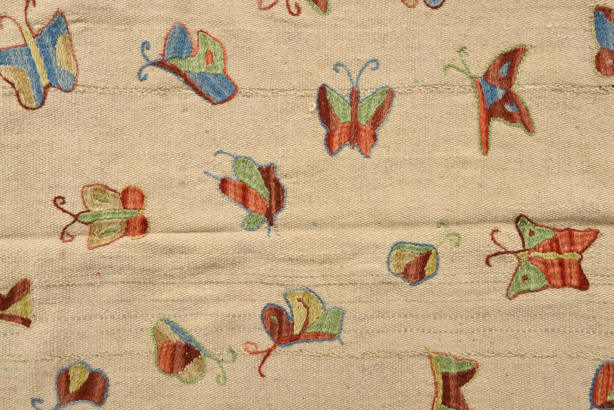 5' 6 x 7' 10 Hand Woven Kilim Modern Wool Rug