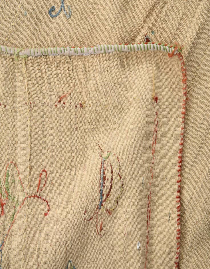 Detail image of 5' 6 x 7' 10  Hand Woven Kilim Modern Wool Rug