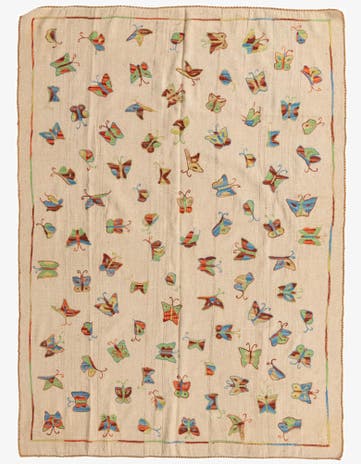 5' 6 x 7' 10 Hand Woven Kilim Modern Wool Rug