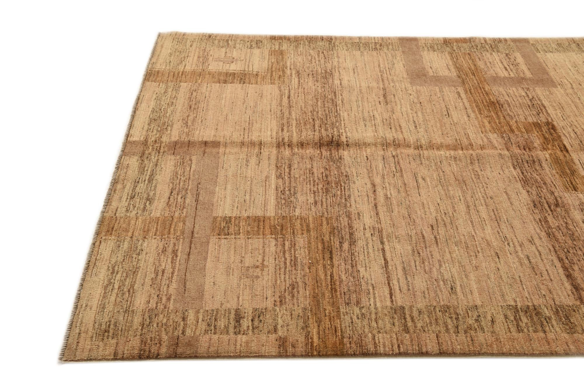 5' x 6' 6 Hand Knotted Modern Ziegler Rug