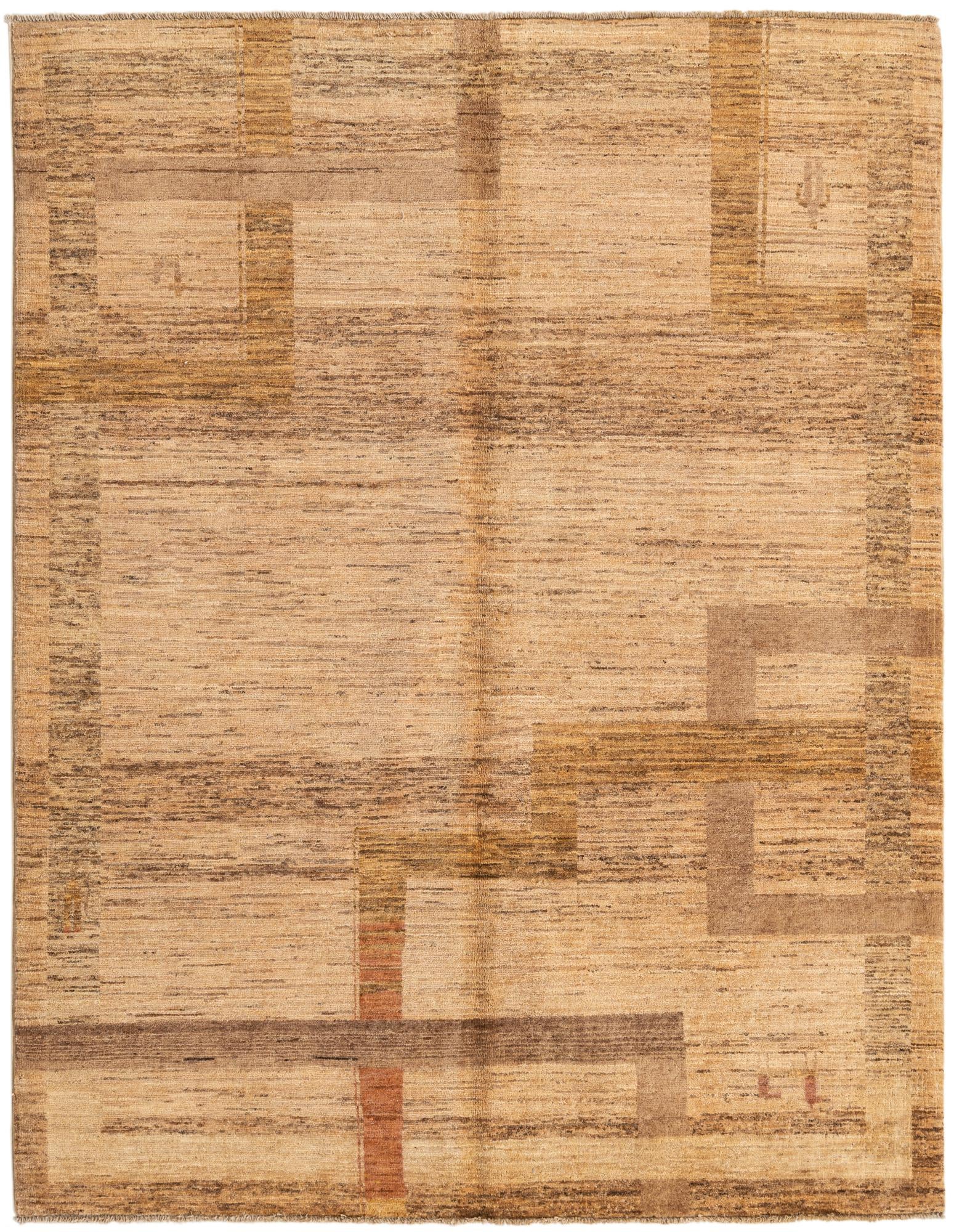 5' x 6' 6 Hand Knotted Modern Ziegler Rug
