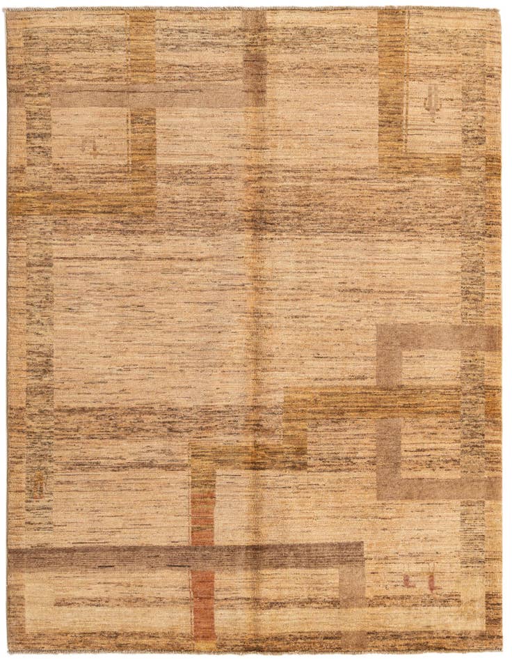 Detail image of 5' x 6' 6 Hand Knotted Modern Ziegler Rug