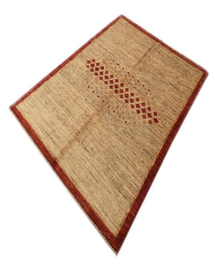 Detail image of 4' 11 x 6' 10  Hand Knotted Modern Ziegler Rug