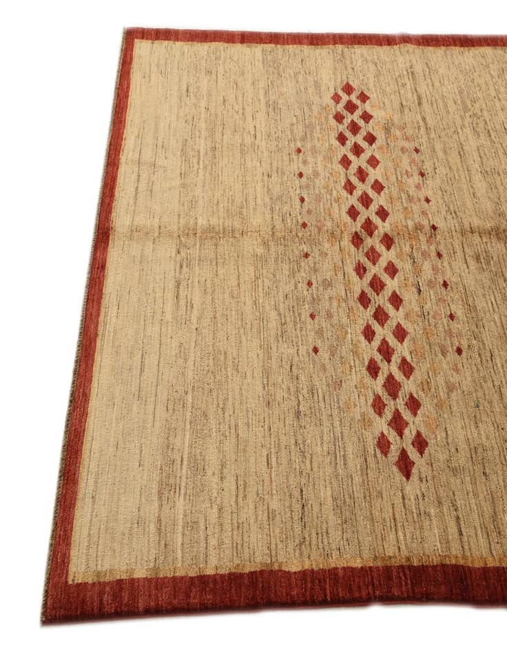 Detail image of 4' 11 x 6' 10  Hand Knotted Modern Ziegler Rug