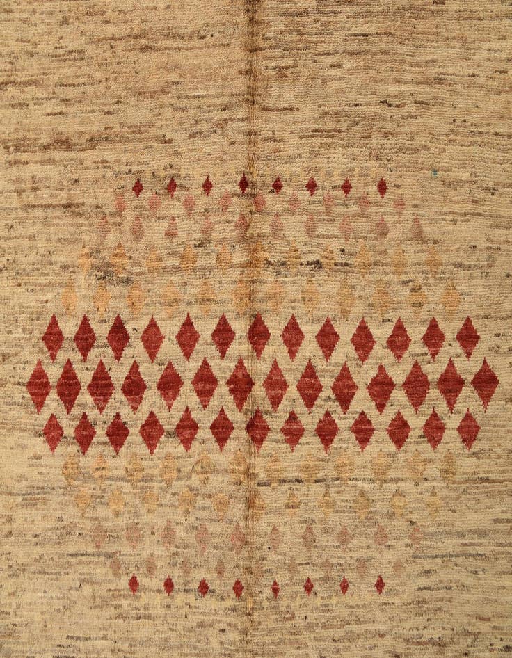 Detail image of 4' 11 x 6' 10  Hand Knotted Modern Ziegler Rug