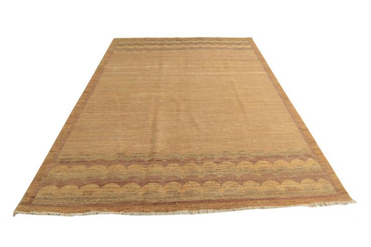 Detail image of 6' 5 x 9' 8 Hand Knotted Modern Ziegler Rug