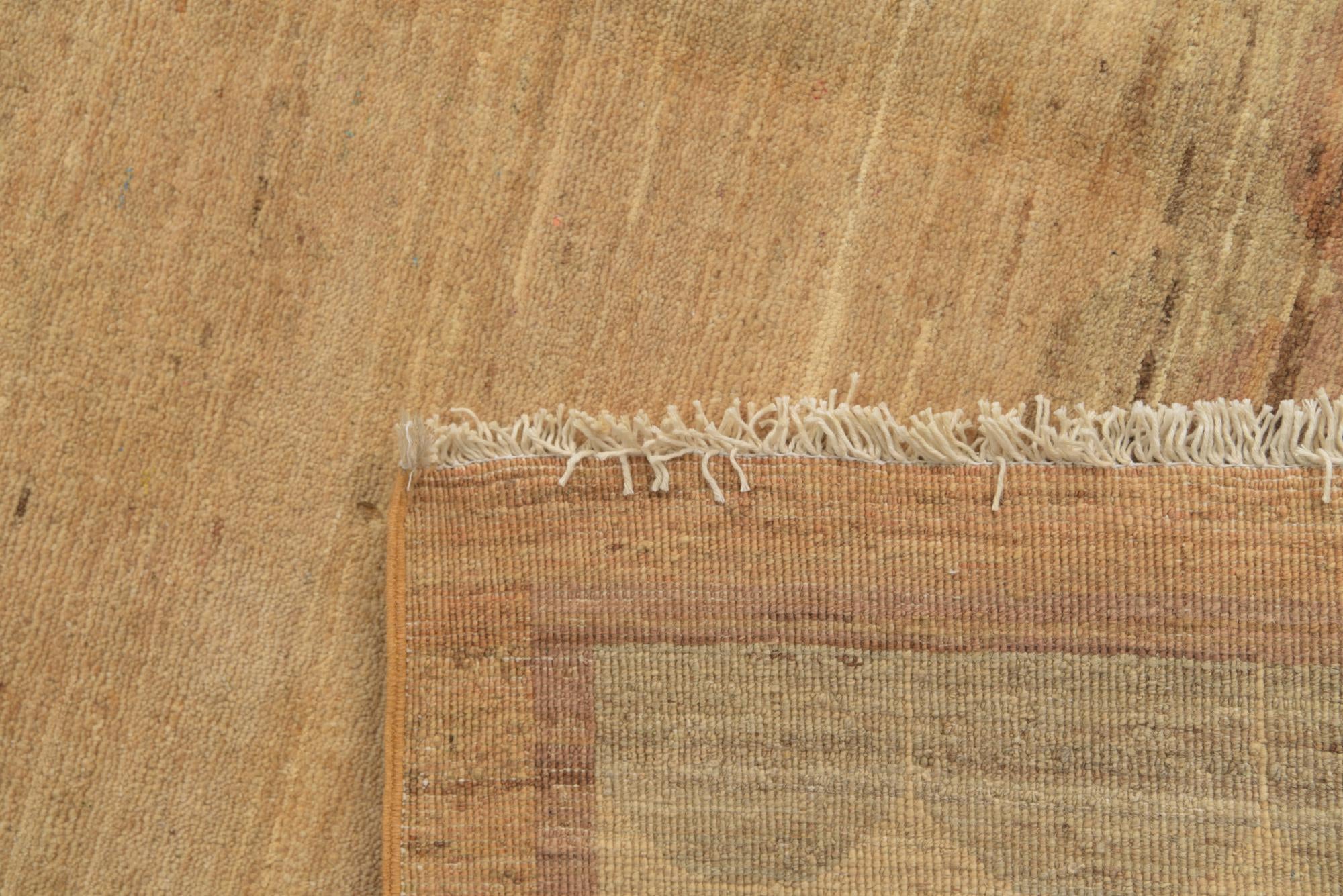6' 5 x 9' 8 Hand Knotted Modern Ziegler Rug