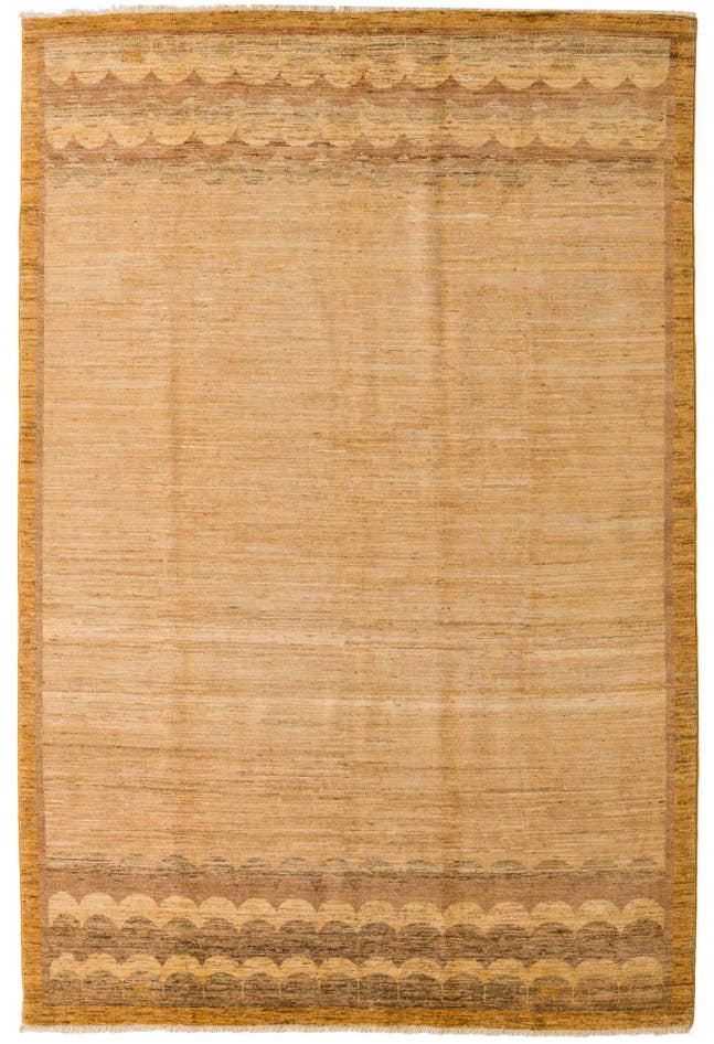 Detail image of 6' 5 x 9' 8 Hand Knotted Modern Ziegler Rug