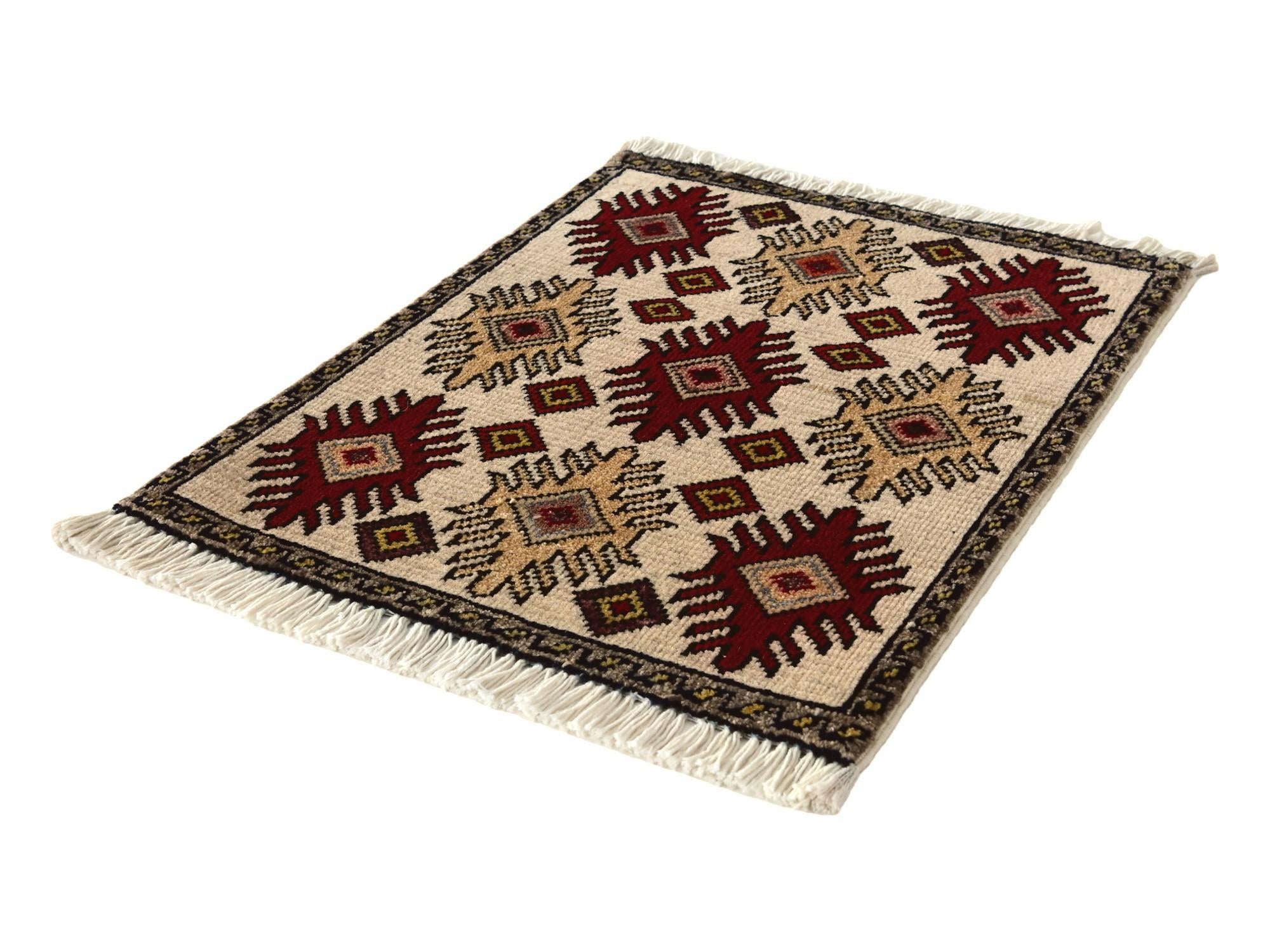 1' 6 x 2' Hand Knotted Modern Ziegler Rug