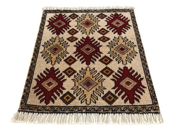 1' 6 x 2' Hand Knotted Modern Ziegler Rug