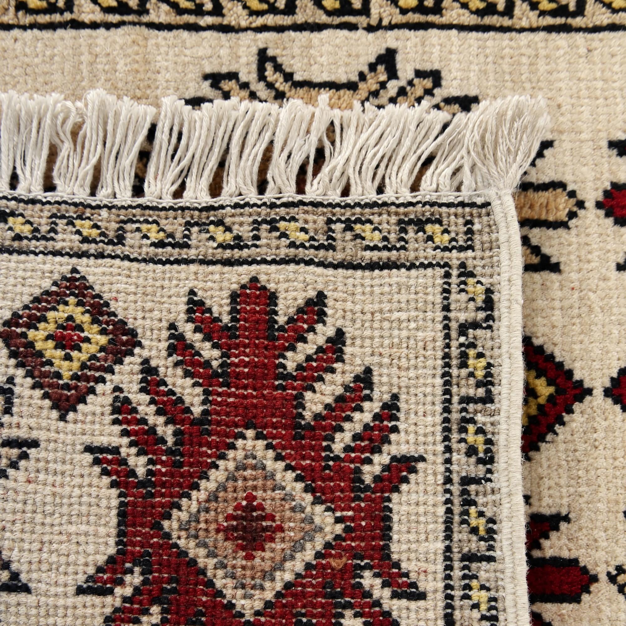 45cm x 60cm Hand Knotted Modern Ziegler Rug