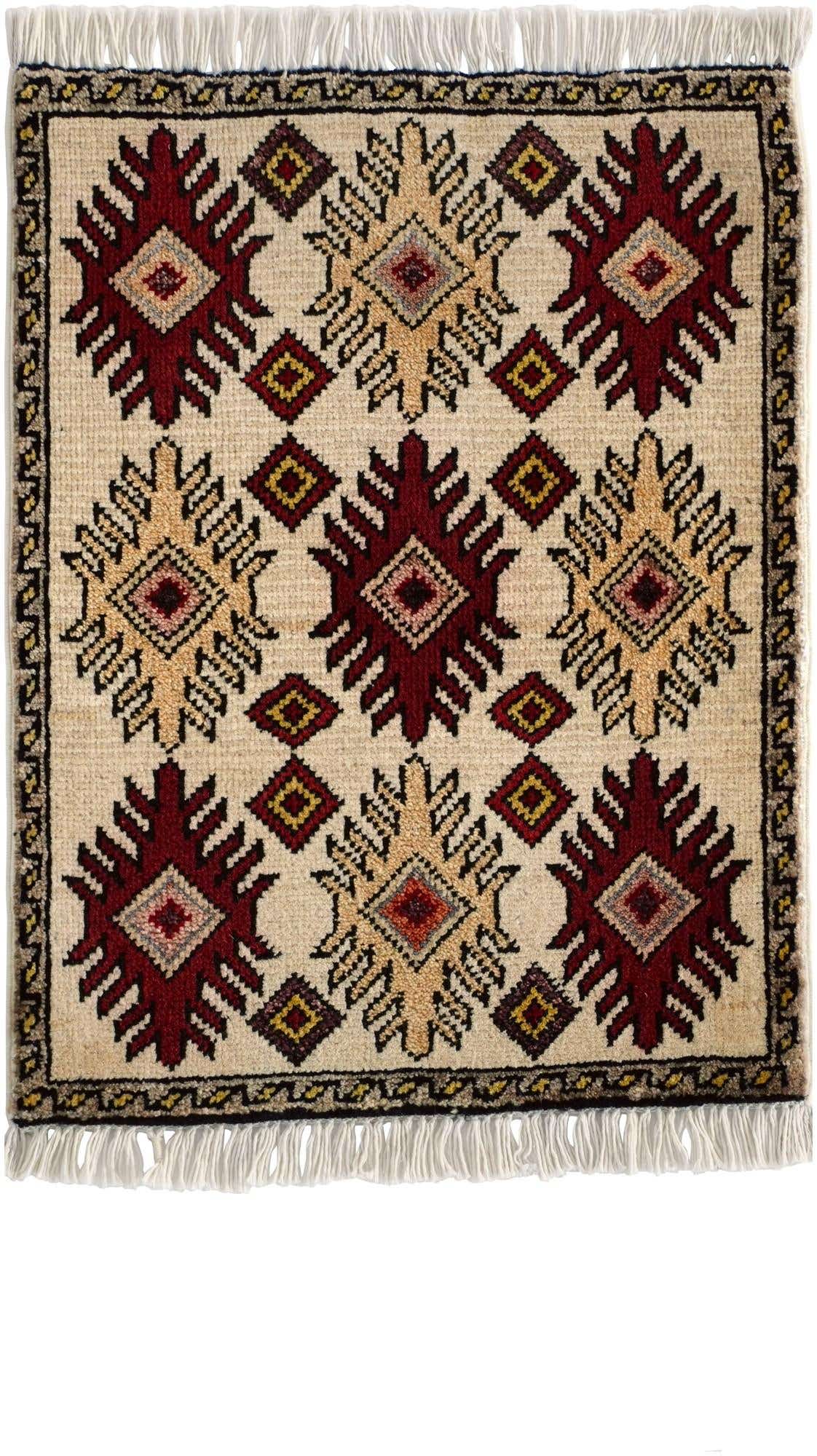 1' 6 x 2' Hand Knotted Modern Ziegler Rug