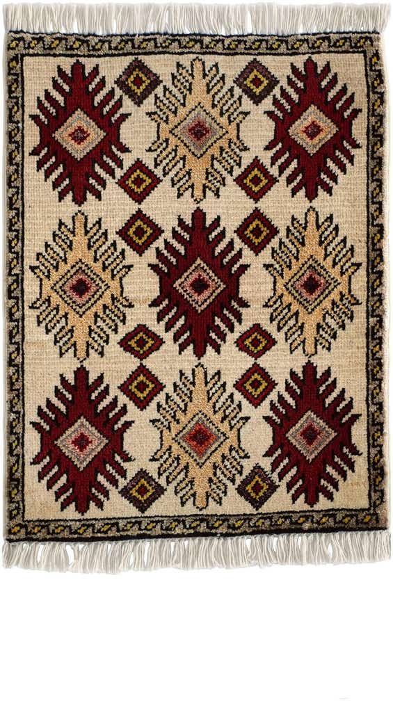 1' 6 x 2' Hand Knotted Modern Ziegler Rug