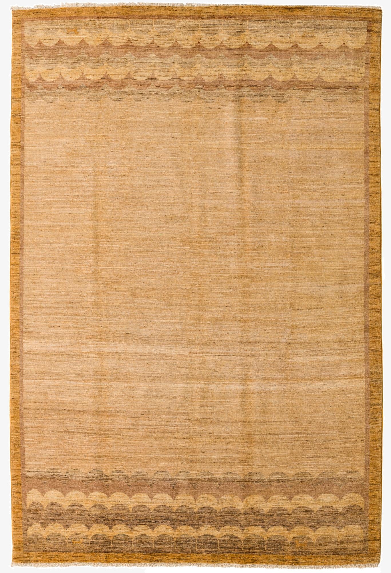 6' 5 x 9' 8  Hand Knotted Modern Ziegler Rug