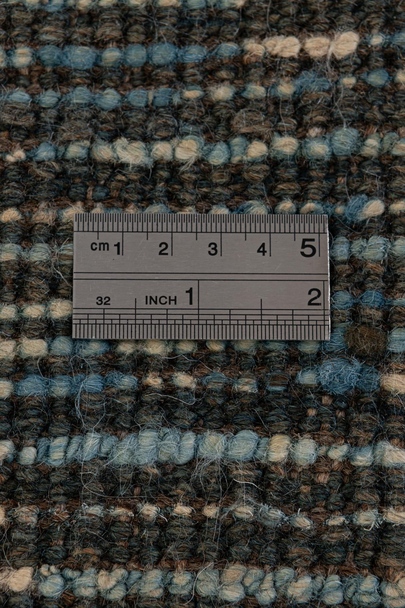 6' 9 x 10' 2 Hand Knotted Moroccan Wool Rug
