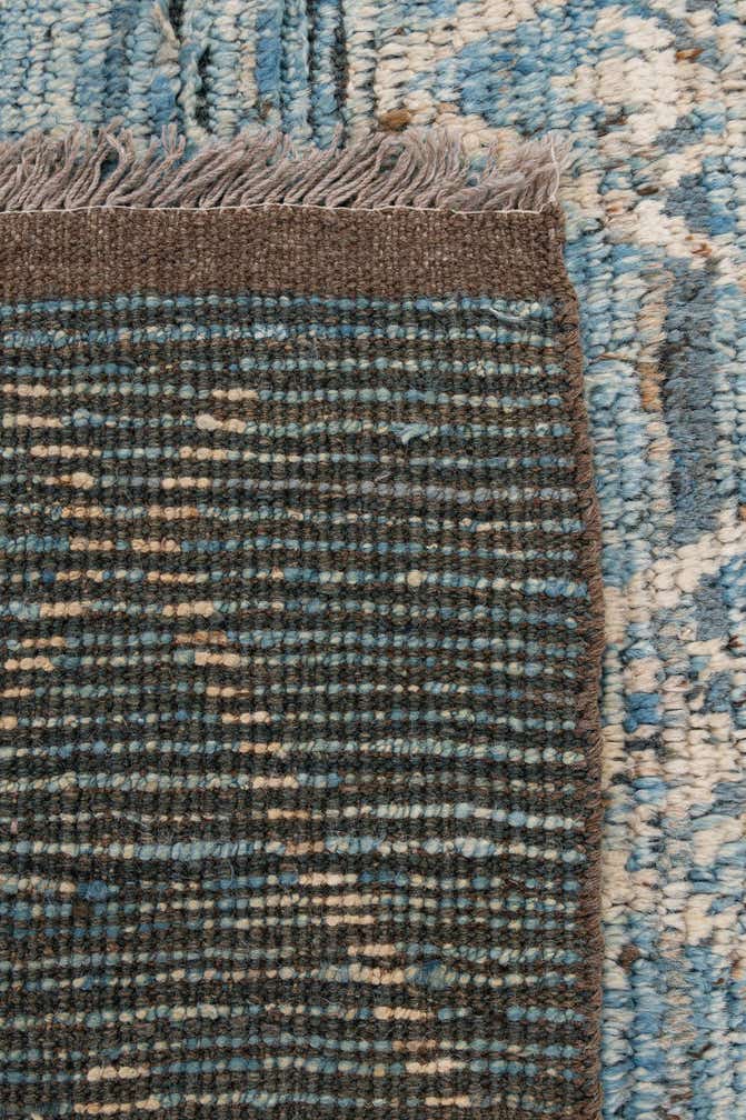 6' 9 x 10' 2 Hand Knotted Moroccan Wool Rug