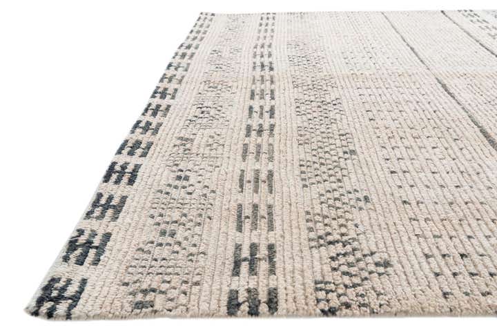 6' 2 x 9' 7 Hand Knotted Moroccan Wool Rug