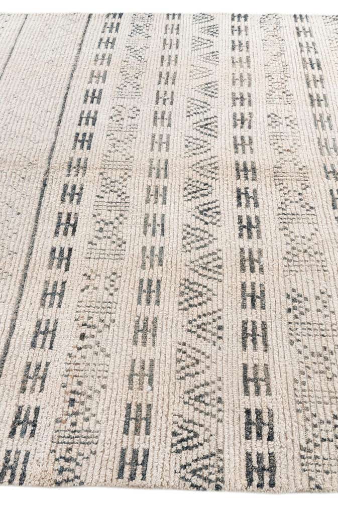 6' 2 x 9' 7 Hand Knotted Moroccan Wool Rug