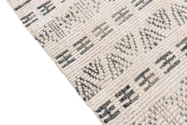 6' 2 x 9' 7 Hand Knotted Moroccan Wool Rug